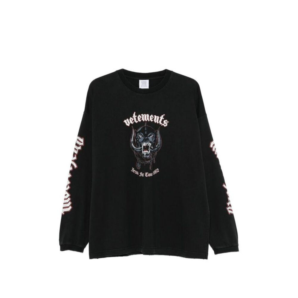 Vetements Black T-Shirts & Vests - T-Shirts Men